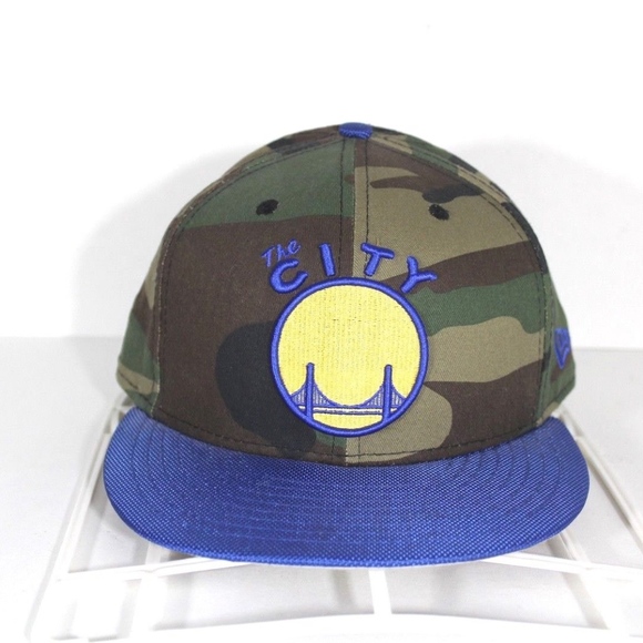 golden state warriors camo hat